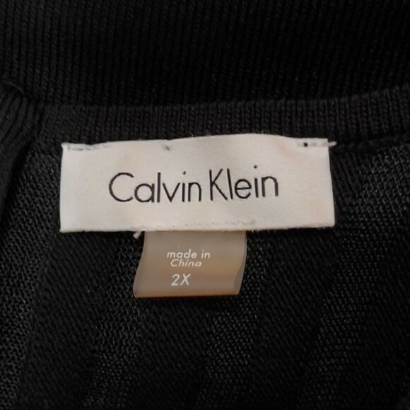 Calvin Klein Black Dress Sz 2X - Picture 13 of 14
